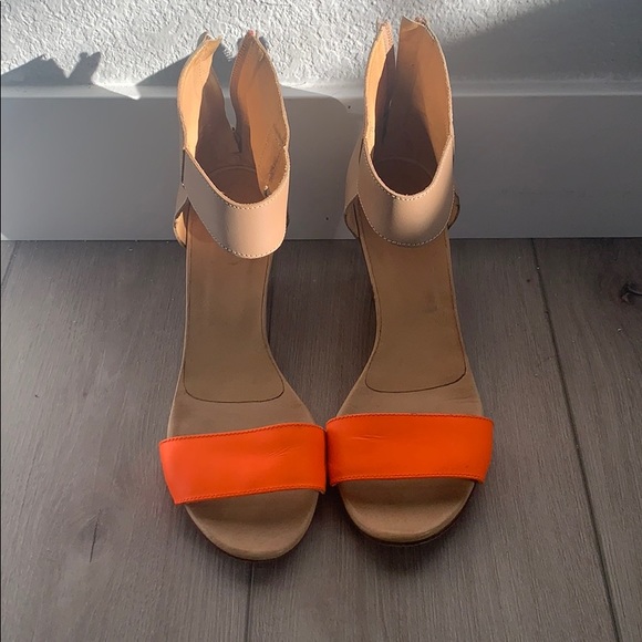 MM6 Maison Martin Margiela Shoes - MM6 Maison Margiela neon wedges